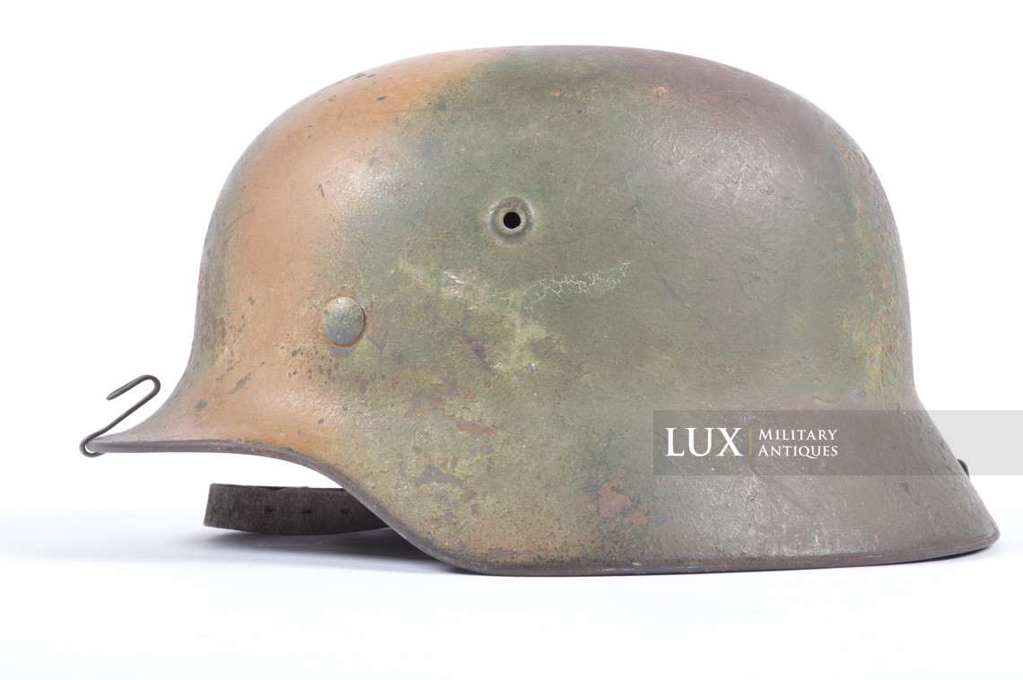 M35 Luftwaffe three tone camouflage combat helmet, « NORMANDY » - photo 4