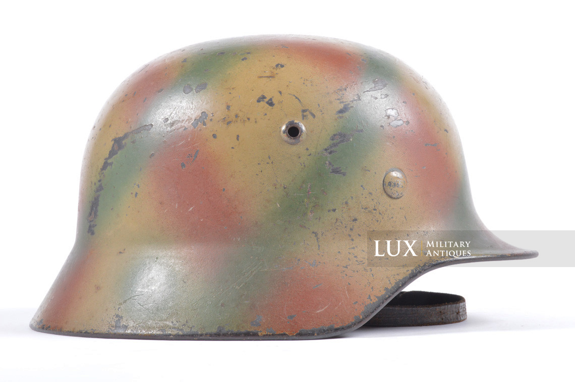 M35 Luftwaffe three tone Normandy spray camouflage helmet - photo 4
